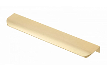 Ручка мебельная алюминиевая HEXA 192мм/225мм, светлое брашированное золото — купить оптом и в розницу в интернет магазине GTV-Meridian.